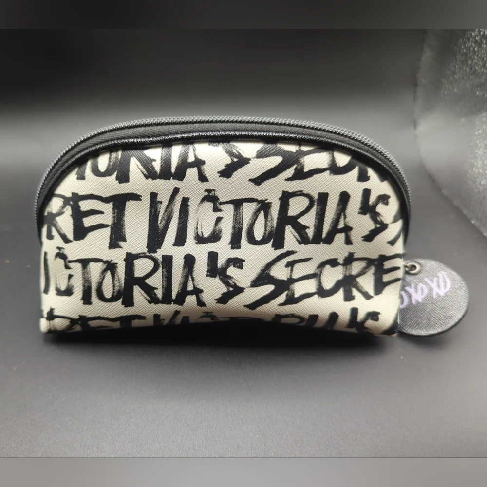 Victoria's Secret Purse / Makeup / Cosmetic - XOXO Black & White